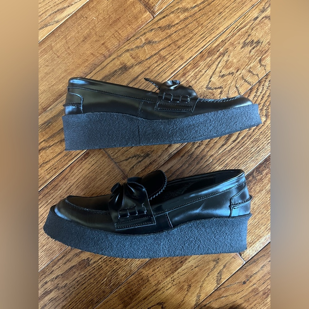 Yohji Yamamoto Loafers Soft Glass Thick Sole Black Size 7 (2 Japanese) - Picture 4 of 15